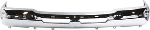 Chrome Front Bumper Face Bar for Chevrolet Silverado 1500/2500 (2003-2006), Avalanche (2002-2006), Base/LS/LT/Hybrid Models, w/ Bracket, Excludes Avalanche w/ Body Cladding, Includes 2007 Classic, Replacement