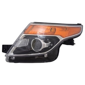 2011 - 2015 Ford Explorer Front Headlight Assembly Replacement Housing / Lens / Cover - Left <u><i>Driver</i></u> Side