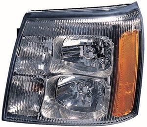 For Cadillac Escalade Headlights Lamps Set 2003 2004 2005 2006 HID Driver  and Passenger Side