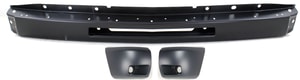 Front Bumper Assembly Kit for 2009-2013 Chevrolet Silverado 1500, Includes Set of 3 Replacement Parts with Bumper End