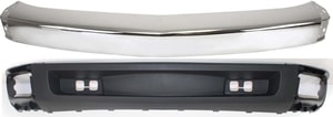 Front Bumper and Lower Air Deflector Kit for 2007-2008 Chevrolet Silverado 1500, 2-Piece Replacement