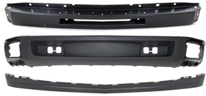 Front Bumper for Chevrolet Silverado 1500 (2009-2013), 3-Piece Kit with Valances, Replacement