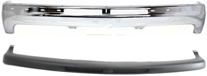 Front Bumper Upper 2-Piece Kit with Bumper Trim for 1999-2002 Chevrolet Silverado / 2000-2006 Tahoe, Replacement Part