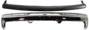 Front Bumper with Upper Bumper Trim, 2-Piece kit, for 1999-2002 Chevrolet Silverado and 2000-2006 Tahoe - Replacement