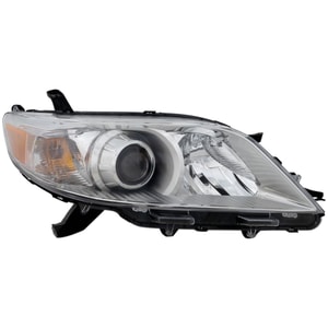 2011 - 2020 Toyota Sienna Front Headlight Assembly Replacement Housing / Lens / Cover - Right <u><i>Passenger</i></u> Side - (Base Model + LE + Limited + XLE)