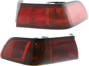 Tail Light Assembly Pair/Set for 1997-1999 Toyota Camry, Right <u><i>Passenger</i></u> and Left <u><i>Driver</i></u> Mounted on Body, suitable for Japan/USA Built Vehicle (NAL Brand) - Replacement