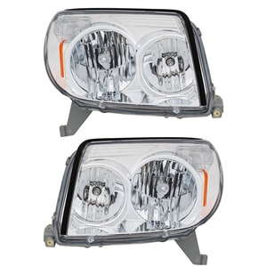 Headlight Pair/Set for Toyota 4Runner 2003-2005, Includes Right <u><i>Passenger</i></u> and Left <u><i>Driver</i></u> Sides, Lens and Housing Replacement