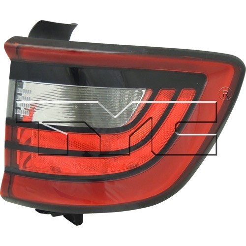 2014 - 2022 Dodge Durango Rear Tail Light Assembly Replacement / Lens /  Cover - Right (Passenger) Side