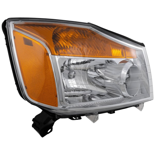 2008 - 2015 Nissan Titan Front Headlight Assembly Replacement Housing / Lens / Cover - Right (Passenger) Side