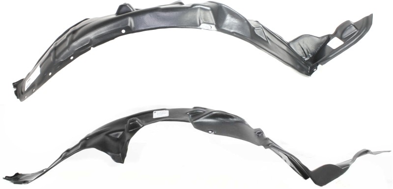 Front Fender Liner Pair/Set for 1998-2000 Toyota Corolla, Right (Passenger) and Left (Driver) Side Replacement