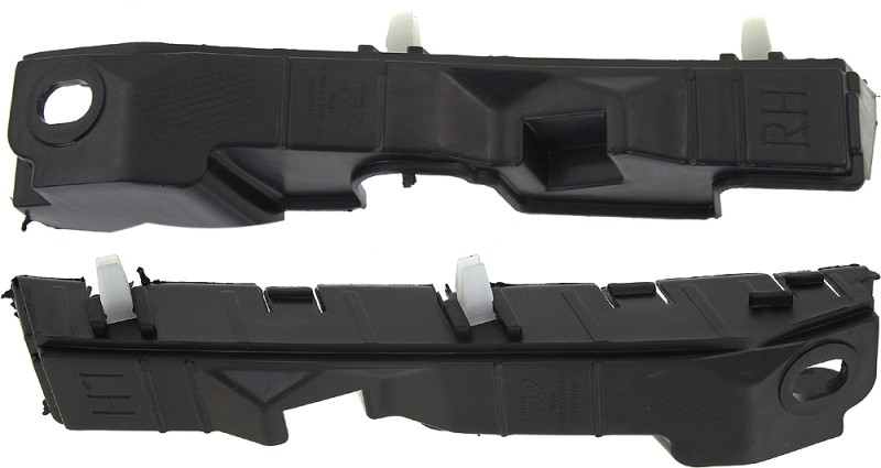 Front Bumper Bracket Pair/Set for Hyundai Sonata 2011-2015, Right (Passenger) and Left (Driver) Mounting Bracket, Plastic, Suitable for Non-Hybrid Model 2011-2014 - Replacement