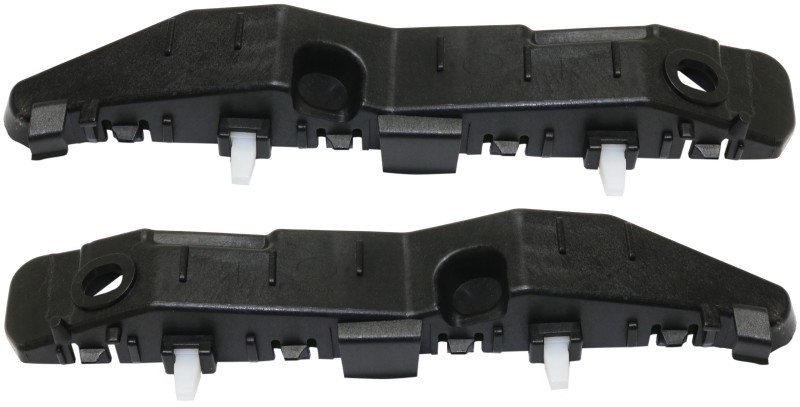 Front Bumper Bracket Assembly Pair/Set for 2015-2017 Hyundai Sonata, Right (Passenger) and Left (Driver), Plastic Material, Exc. Hybrid Model, Replacement