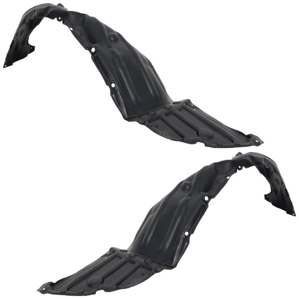 Front Fender Liner Pair/Set for 2020-2022 Toyota Corolla L/LE Sedan Models, Right (Passenger) and Left (Driver), Japan Built Vehicle Replacement