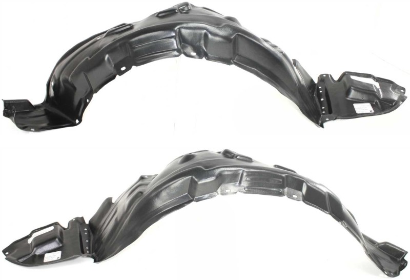Front Fender Liner Pair/Set for 2003-2008 Toyota Corolla, Includes Right (Passenger) and Left (Driver) Replacement Parts